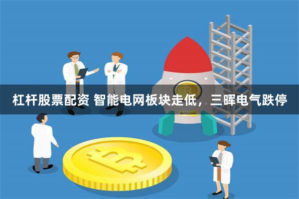 杠杆股票配资 智能电网板块走低，三晖电气跌停