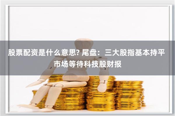 股票配资是什么意思? 尾盘：三大股指基本持平 市场等待科技股财报